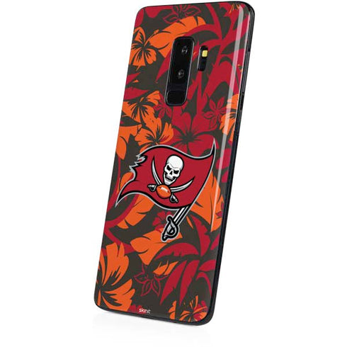 NFL Tampa Bay Buccaneers Tropical Print Galaxy S9 Plus Skin