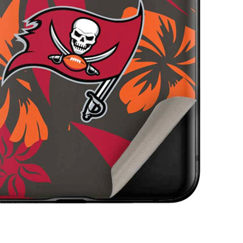 NFL Tampa Bay Buccaneers Tropical Print Galaxy Z Flip Skin