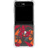 NFL Tampa Bay Buccaneers Tropical Print Galaxy Z Flip5 5G Clear Case