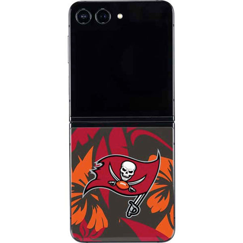 NFL Tampa Bay Buccaneers Tropical Print Galaxy Z Flip5 5G Skin