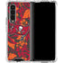 NFL Tampa Bay Buccaneers Tropical Print Galaxy Z Fold4 5G Clear Case