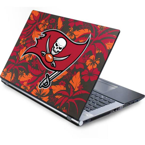 NFL Tampa Bay Buccaneers Tropical Print Generic Laptop Skin