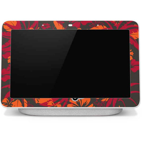 NFL Tampa Bay Buccaneers Tropical Print Google Home Hub Skin