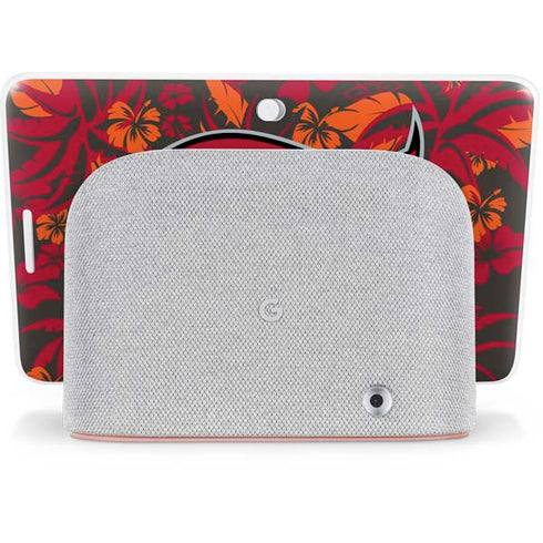 NFL Tampa Bay Buccaneers Tropical Print Google Home Hub Skin