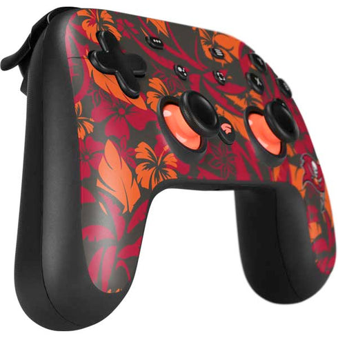 NFL Tampa Bay Buccaneers Tropical Print Google Stadia Controller Skin