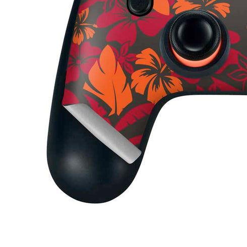 NFL Tampa Bay Buccaneers Tropical Print Google Stadia Controller Skin