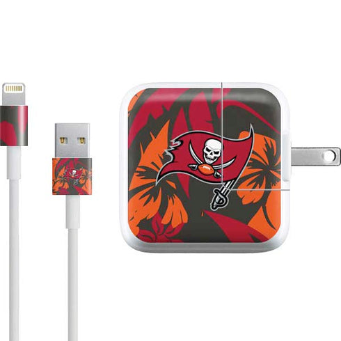 NFL Tampa Bay Buccaneers Tropical Print iPad Charger (10W USB) Skin