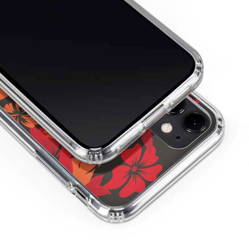 NFL Tampa Bay Buccaneers Tropical Print iPhone 11 Clear Case