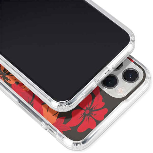 NFL Tampa Bay Buccaneers Tropical Print iPhone 11 Pro Clear Case