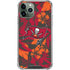 NFL Tampa Bay Buccaneers Tropical Print iPhone 11 Pro Max Clear Case