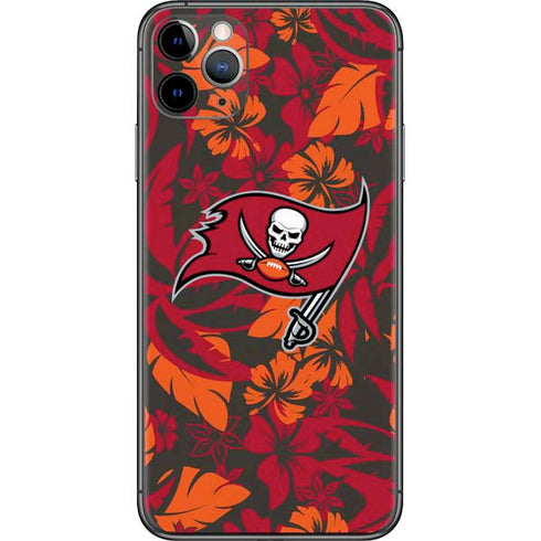 NFL Tampa Bay Buccaneers Tropical Print iPhone 11 Pro Max Skin