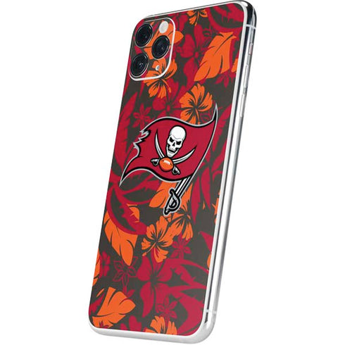 NFL Tampa Bay Buccaneers Tropical Print iPhone 11 Pro Max Skin