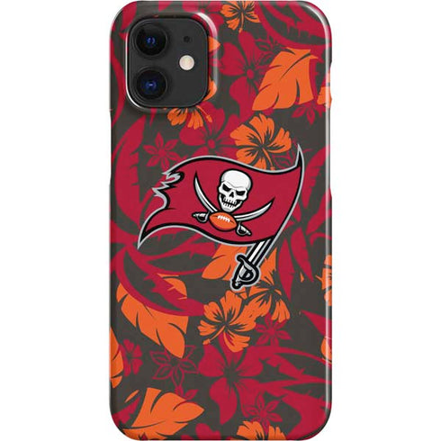 NFL Tampa Bay Buccaneers Tropical Print iPhone 12 Mini Lite Case