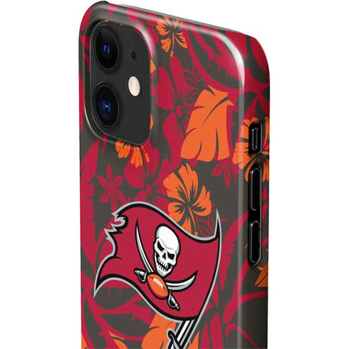 NFL Tampa Bay Buccaneers Tropical Print iPhone 12 Mini Lite Case
