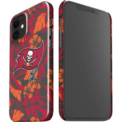 NFL Tampa Bay Buccaneers Tropical Print iPhone 12 Mini Lite Case