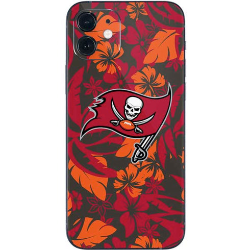NFL Tampa Bay Buccaneers Tropical Print iPhone 12 Mini Skin