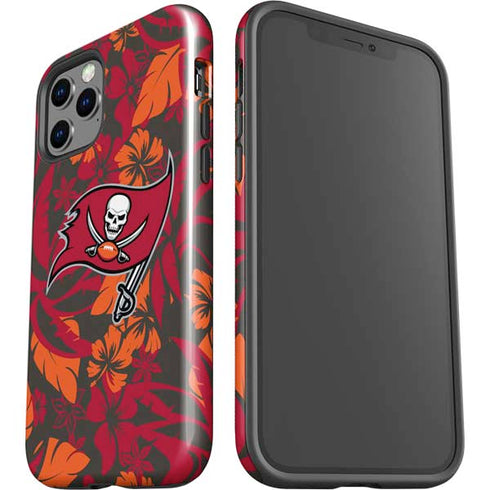 NFL Tampa Bay Buccaneers Tropical Print iPhone 12 Pro Impact Case