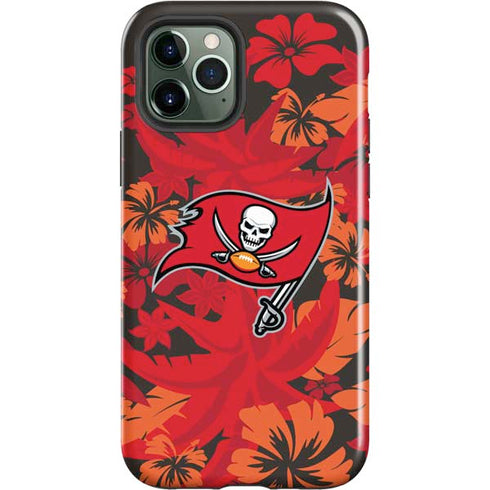 NFL Tampa Bay Buccaneers Tropical Print iPhone 12 Pro Max Impact Case