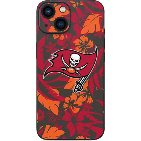 NFL Tampa Bay Buccaneers Tropical Print iPhone 13 Mini Skin