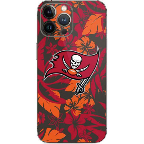NFL Tampa Bay Buccaneers Tropical Print iPhone 13 Pro Max Skin