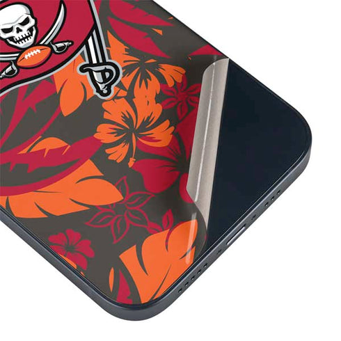 NFL Tampa Bay Buccaneers Tropical Print iPhone 15 Plus Skin