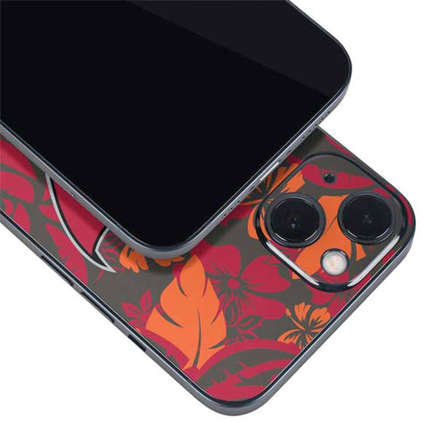NFL Tampa Bay Buccaneers Tropical Print iPhone 15 Plus Skin