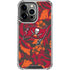 NFL Tampa Bay Buccaneers Tropical Print iPhone 14 Pro Clear Case