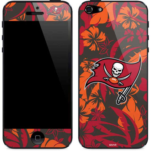 NFL Tampa Bay Buccaneers Tropical Print iPhone 5/5s/5SE Skin