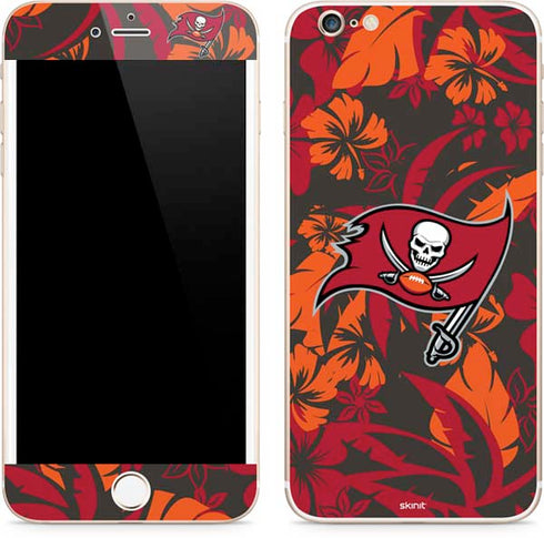 NFL Tampa Bay Buccaneers Tropical Print iPhone 6/6s Plus Skin