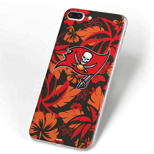NFL Tampa Bay Buccaneers Tropical Print iPhone 7 Plus Skin