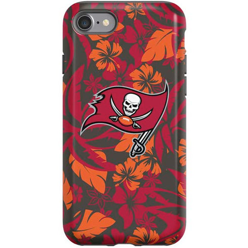 NFL Tampa Bay Buccaneers Tropical Print iPhone SE (2nd & 3rd Gen) Pro Case