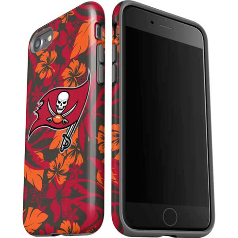 NFL Tampa Bay Buccaneers Tropical Print iPhone SE (2nd & 3rd Gen) Pro Case