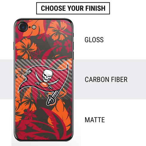 NFL Tampa Bay Buccaneers Tropical Print iPhone SE (2nd & 3rd Gen) Skin