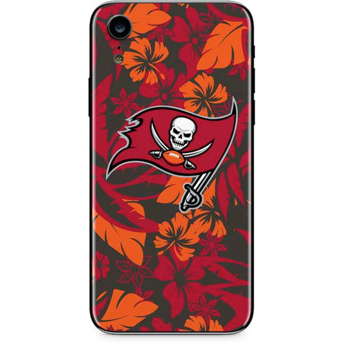 NFL Tampa Bay Buccaneers Tropical Print iPhone XR Skin