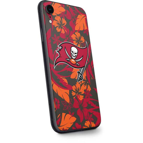 NFL Tampa Bay Buccaneers Tropical Print iPhone XR Skin