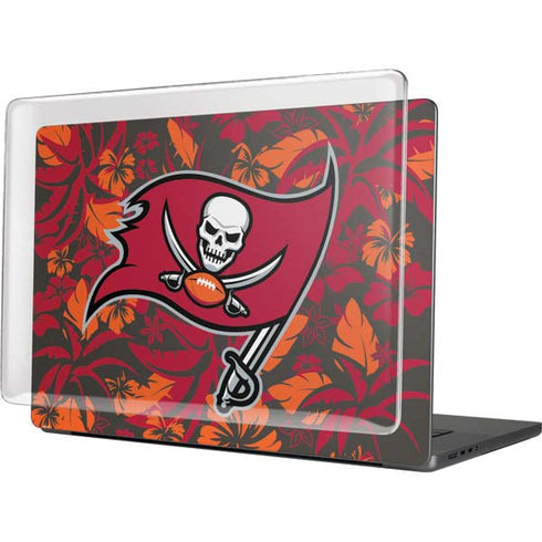 NFL Tampa Bay Buccaneers Tropical Print MacBook Pro 16in (2021-25) Case plus Skin