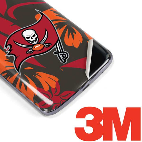 NFL Tampa Bay Buccaneers Tropical Print Moto E5 Plus Skin