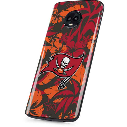 NFL Tampa Bay Buccaneers Tropical Print Moto G6 Skin