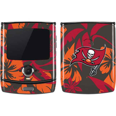 NFL Tampa Bay Buccaneers Tropical Print Motorola RAZR Skin