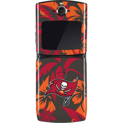 NFL Tampa Bay Buccaneers Tropical Print Motorola RAZR Skin