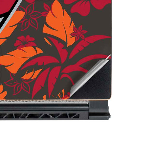 NFL Tampa Bay Buccaneers Tropical Print MSI GS65 Stealth Laptop Skin