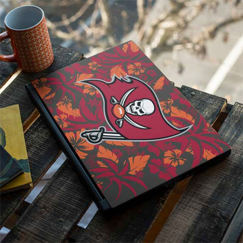 NFL Tampa Bay Buccaneers Tropical Print MSI GS65 Stealth Laptop Skin