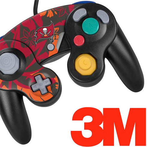 NFL Tampa Bay Buccaneers Tropical Print Nintendo GameCube Controller Skin