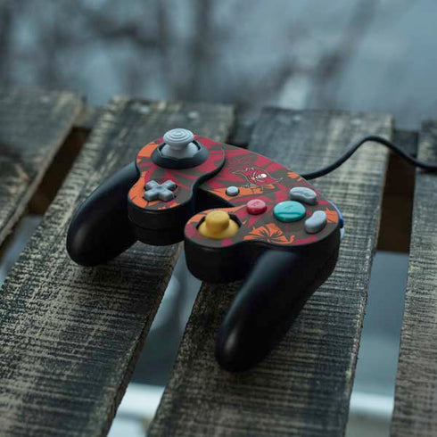 NFL Tampa Bay Buccaneers Tropical Print Nintendo GameCube Controller Skin