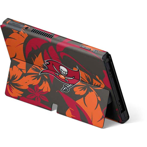 NFL Tampa Bay Buccaneers Tropical Print Nintendo Switch OLED (2021) Skin