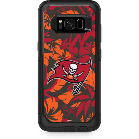 NFL Tampa Bay Buccaneers Tropical Print Otterbox Commuter Galaxy Skin