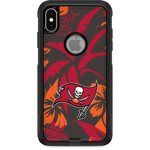 NFL Tampa Bay Buccaneers Tropical Print Otterbox Commuter iPhone Skin