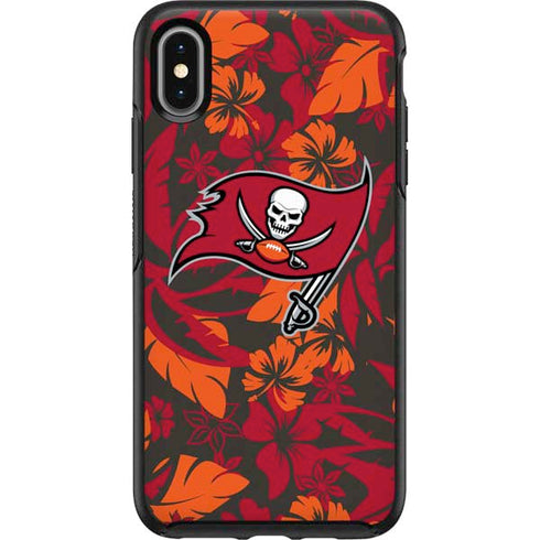 NFL Tampa Bay Buccaneers Tropical Print Otterbox Symmetry iPhone Skin