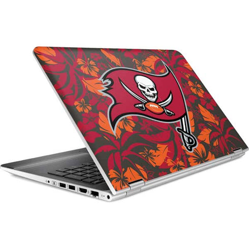 NFL Tampa Bay Buccaneers Tropical Print HP Pavilion Skin