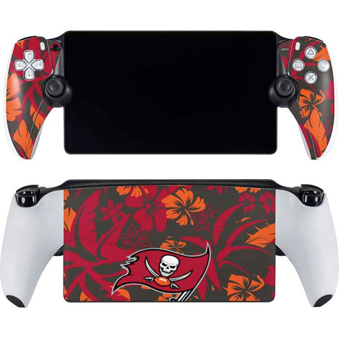 NFL Tampa Bay Buccaneers Tropical Print PlayStation Portal Remote Player Skin